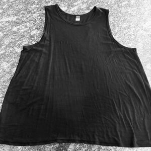 Old Navy Black Luxe Muscle Tank